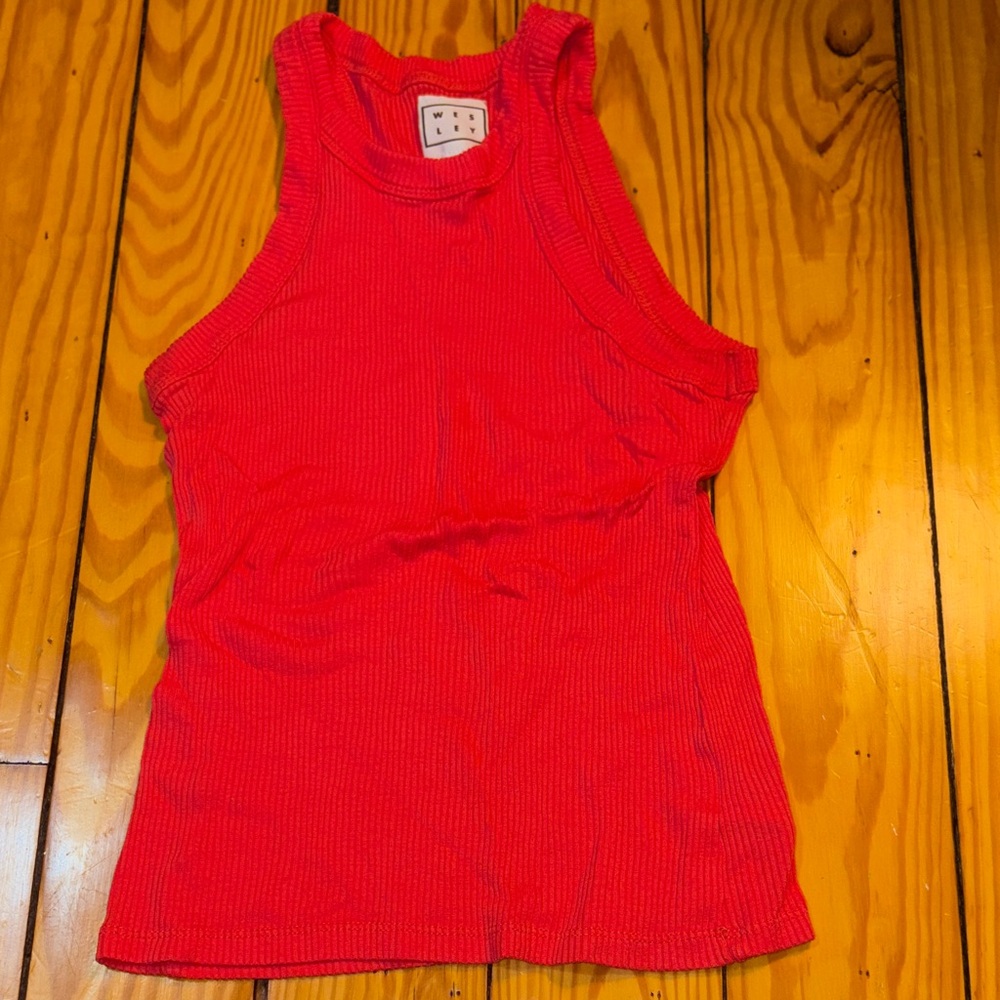 Wesley Women’s Pink Tank Top Size S